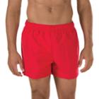 Men's Speedo Solid Surf Runner Volley Shorts, Size: Medium, Red
