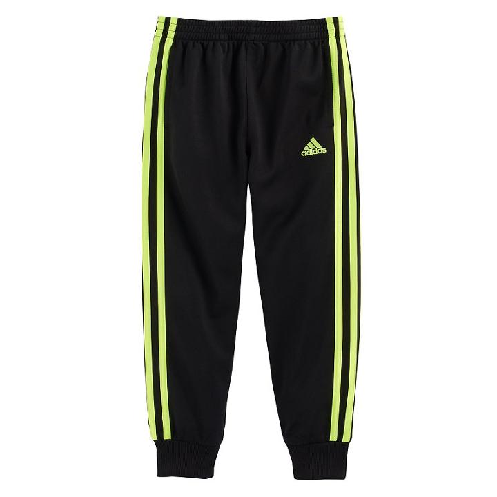 Boys 4-7x Adidas Impact Tricot Jogger Pants, Size: 7x, Grey (charcoal)