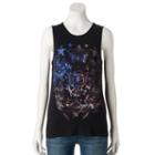 Women's Rock & Republic&reg; Embellished Eagle Tank, Size: Xs, Black