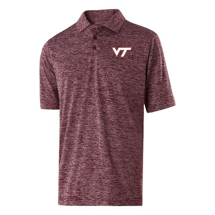 Men's Virginia Tech Hokies Electrify Performance Polo, Size: Large, Dark Red