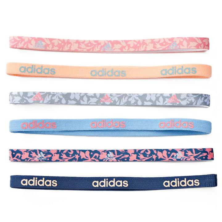 Women's Adidas Fighter 6-pk. Floral & Solid Headband Set, Ovrfl Oth