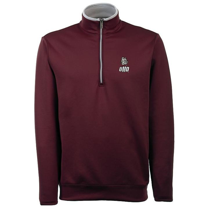 Men's Minnesota - Duluth Bulldogs 1/4-zip Leader Pullover, Size: Xl, Red