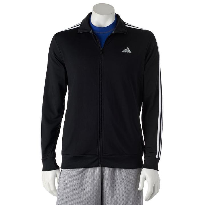 Big & Tall Adidas Adidas Key Track Jacket, Men's, Size: Xl Tall, Black