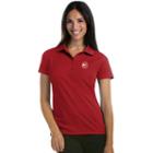 Women's Antigua Atlanta Hawks Pique Xtra-lite Polo, Size: Small, Dark Red
