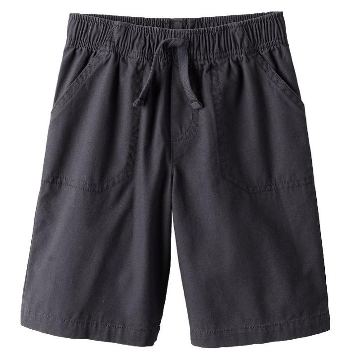 Boys 4-7x Jumping Beans&reg; Canvas Shorts, Boy's, Size: 7, Grey