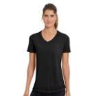 Women's Champion Sugar Wash Boyfriend Tee, Size: Medium, Black