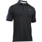 Men's Under Armour Charged Cotton Scramble Golf Polo, Size: Small, Black