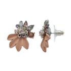 Simply Vera Vera Wang Flower Nickel Free Stud Earrings, Women's, Pink