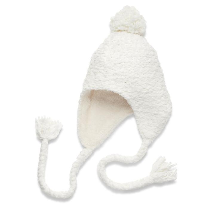 Sonoma Goods For Life&trade; Chenille Cozy Lined Pom Heidi Hat, Women's, Natural