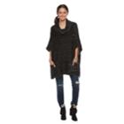 Madden Nyc Sparkling Knit Poncho, Women's, Oxford