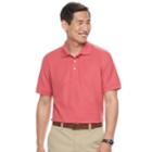 Men's Croft & Barrow&reg; Pique Performance Polo, Size: Small, Dark Pink