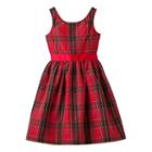 Girls 7-16 Chaps Plaid Dress, Girl's, Size: 16, Red