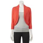 Women's Ronni Nicole Tiered Shrug, Size: Large, Drk Orange