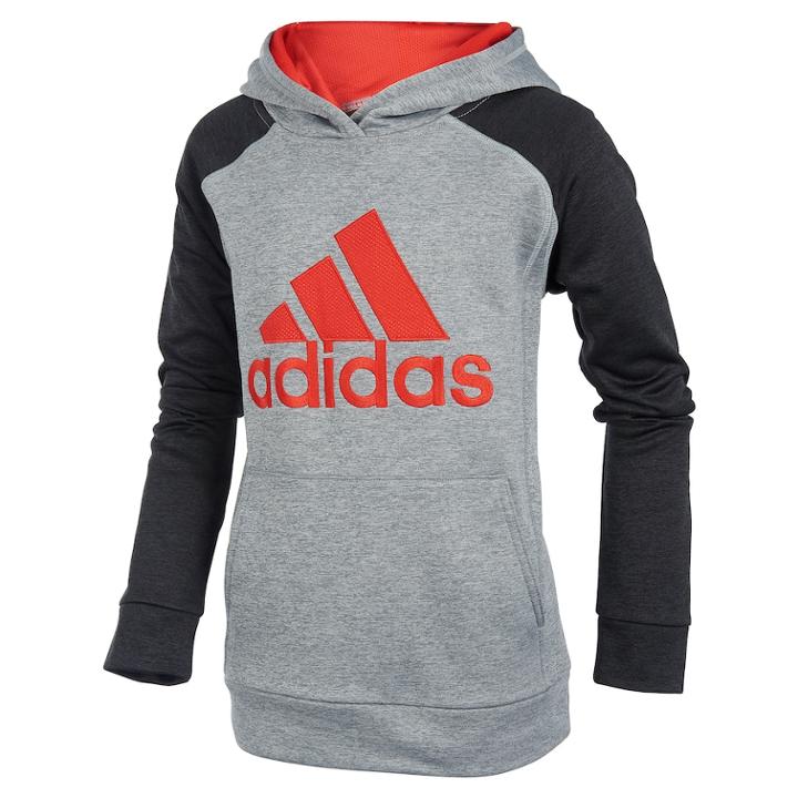 Boys 8-20 Adidas Fusion Pull-over Hoodie, Size: Small, Oxford