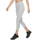 Women's Puma Athletic High-waisted Capri Leggings, Size: Large, Grey