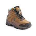 Pacific Trail Rainer Girls' Waterproof Hiking Boots, Girl's, Size: 3, Beig/green (beig/khaki)