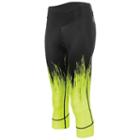 Women's Canari Splatter Capri Padded Cycling Tights, Size: Large, Yellow