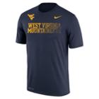 Men's Nike West Virginia Mountaineers Legend Staff Sideline Dri-fit Tee, Size: Xxl, Blue (navy)