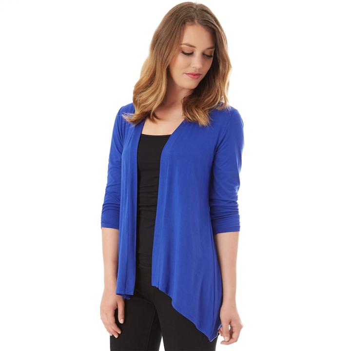 Women's Apt. 9&reg; Lace Back Cardigan, Size: Small, Brt Blue