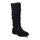 So&reg; Ellen Girls' Tall Boots, Size: 13, Black