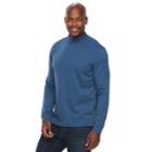 Men's Croft & Barrow&reg; Classic-fit Easy-care Mockneck Pullover, Size: Large, Dark Blue