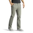 Men's Lee Performance Series Extreme Comfort Khaki Slim-fit Flat-front Pants, Size: 33x29, Grey Other