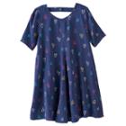 Girls 4-10 Jumping Beans&reg; Woven Swing Dress, Size: 7, Dark Blue