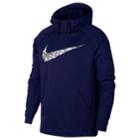 Men's Nike Therma Rip N Tear Pull-over Hoodie, Size: Xl, Blue