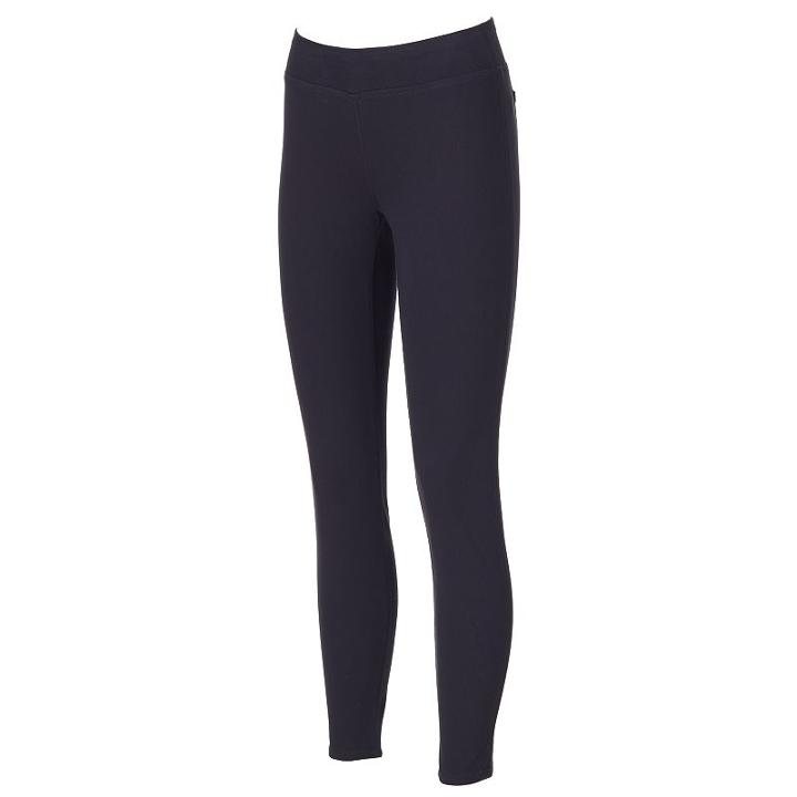 Women's Lc Lauren Conrad Pull-on Twill Leggings, Size: Medium, Blue (navy)