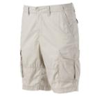 Men's Sonoma Goods For Life&trade; Lightweight Herringbone Solid Cargo Shorts, Size: 34, Lt Beige