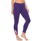 Women's Gaiam Om Crisscross Yoga Capri Leggings, Size: Large, Grey Other