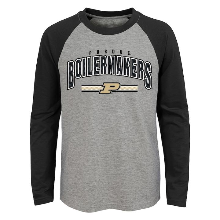 Boys 4-18 Purdue Boilermakers Audible Tee, Size: 16-18, Grey