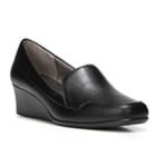 Lifestride Gita Women's Wedge Loafers, Size: Medium (7.5), Black