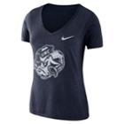 Women's Nike North Carolina Tar Heels Vault Tee, Size: Xxl, Blue (navy)