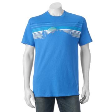 Men's Columbia Camas Highlands Tee, Size: Small, Blue