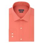 Men's Van Heusen Flex Collar Slim-fit Pincord Dress Shirt, Size: 17.5-32/33, Lt Orange