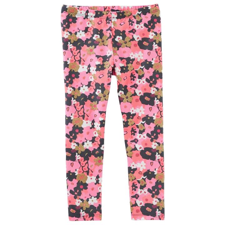 Girls 4-12 Oshkosh B'gosh&reg; Printed Glitter Leggings, Size: 6x, Pink