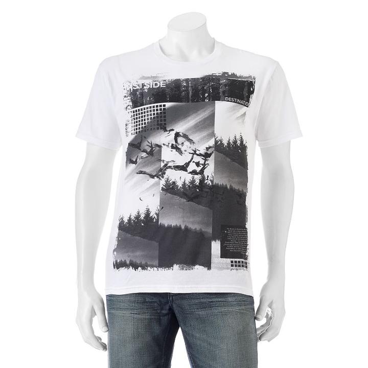 Men's Apt. 9&reg; Triple Crown Bronx, New York Tee, Size: Medium, White
