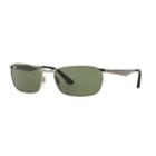 Ray-ban Rb3534 62mm Rectangle Sunglasses, Adult Unisex, Grey