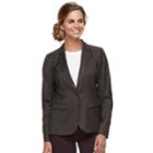 Women's Apt. 9&reg; Blazer, Size: 12, Dark Grey