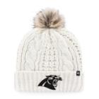 Women's '47 Brand Carolina Panthers Meeko Cuffed Knit Hat, White