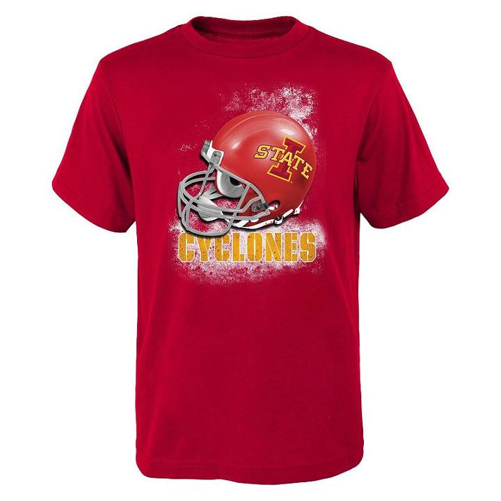 Boys 8-20 Iowa State Cyclones Helmet Tee, Boy's, Size: L(14/16), Red