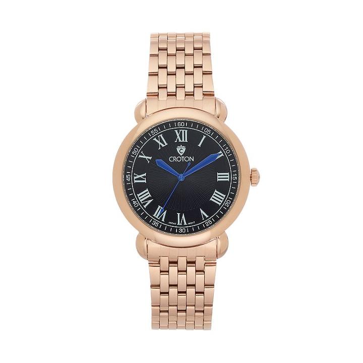 Croton Men's Heritage Stainless Steel Watch, Pink