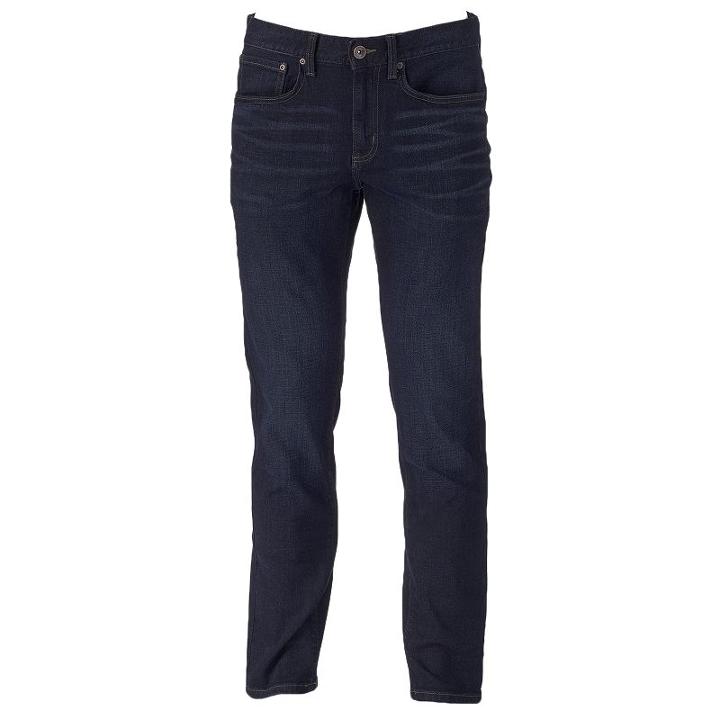 Men's Sonoma Goods For Life&trade; Slim-fit Stretch Jeans, Size: 33x32, Dark Blue
