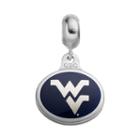 Fiora Sterling Silver West Virginia Mountaineers Logo Charm, Women's, Multicolor