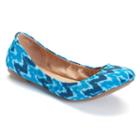 Sonoma Goods For Life&trade; Women's Scrunch Ballet Flats, Size: 9.5, Dark Blue
