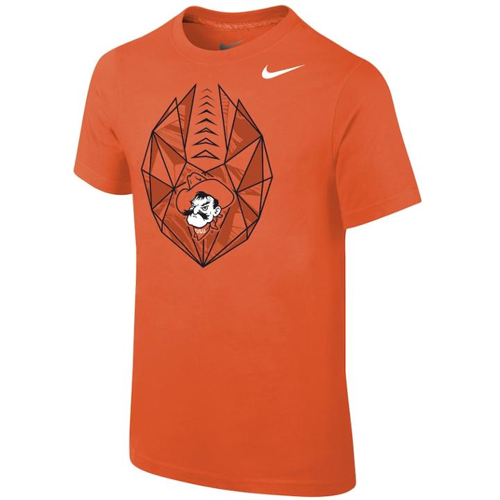 Boys 8-20 Nike Oklahoma State Cowboys Football Icon Tee, Size: M 10-12, Orange