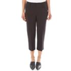 Women's Apt. 9&reg; Magic Waist Capri Dress Pants, Size: 10, Black