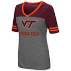 Women's Campus Heritage Virginia Tech Hokies Varsity Tee, Size: Small, Grey