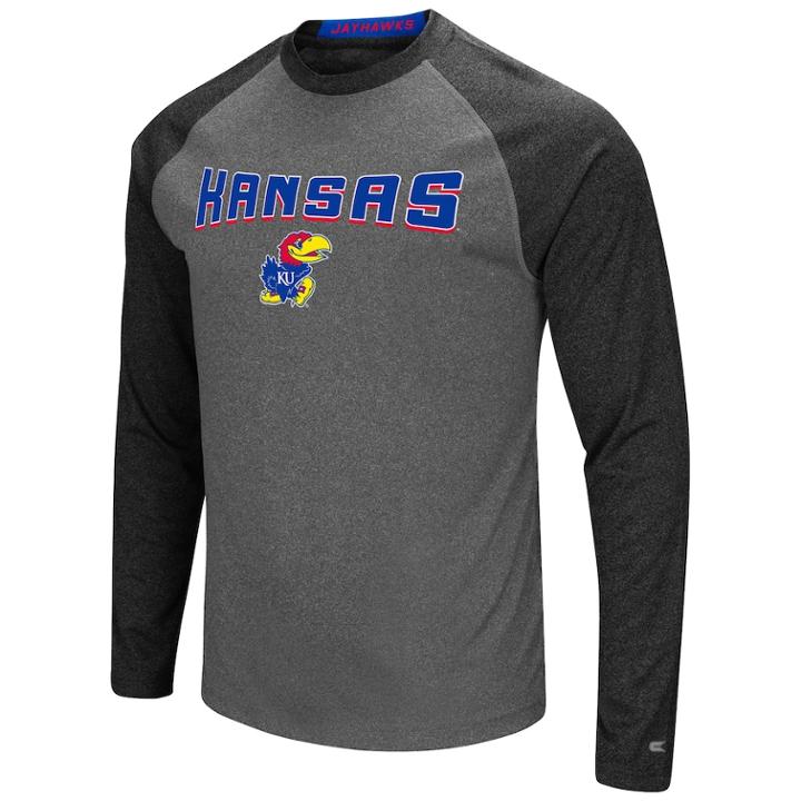 Men's Kansas Jayhawks Ultra Tee, Size: Medium, Grey (charcoal)